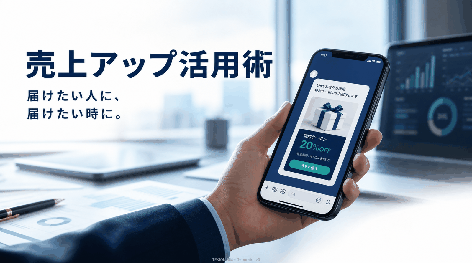 クーポン・配信を届けたい人に。