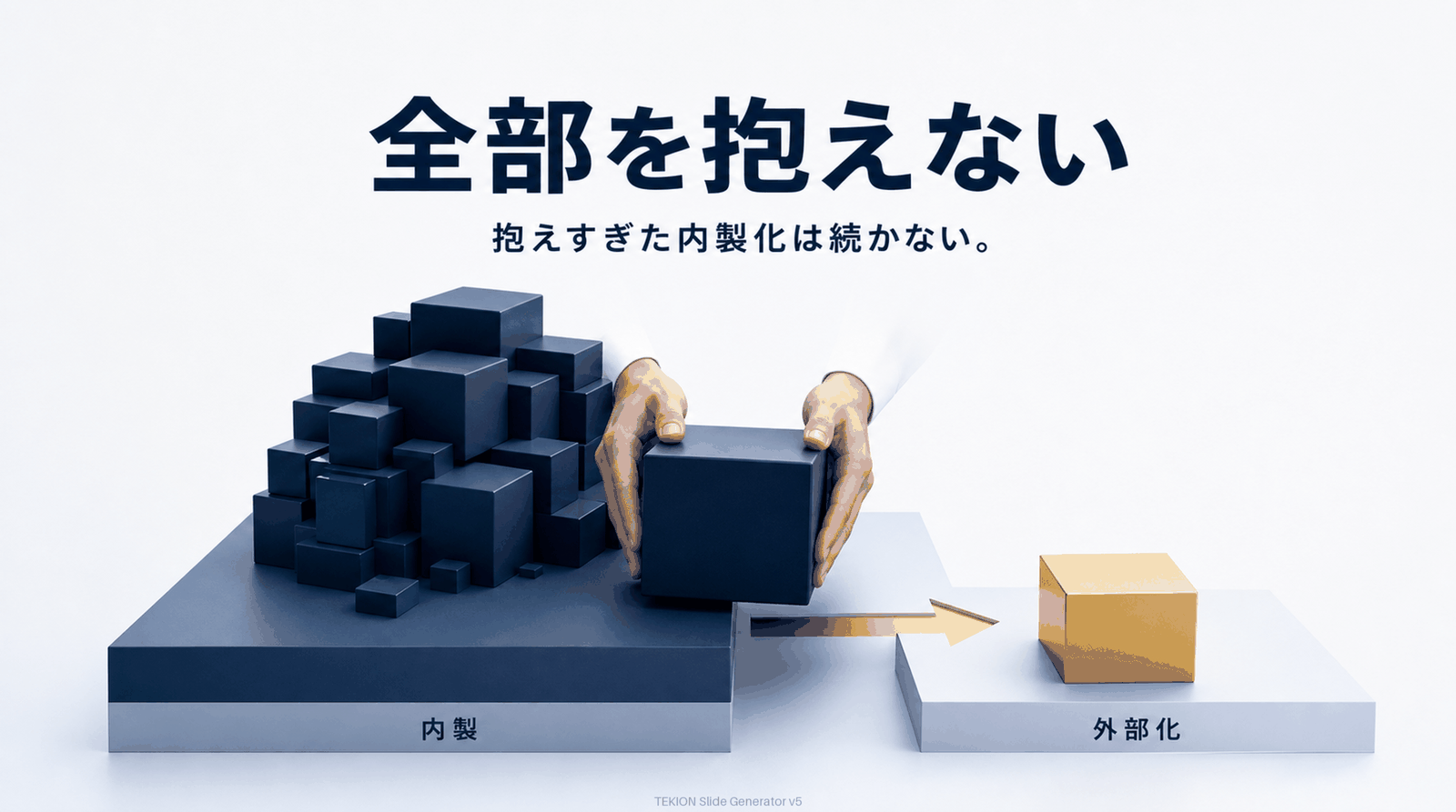 外注に残す範囲を意図的に決める。